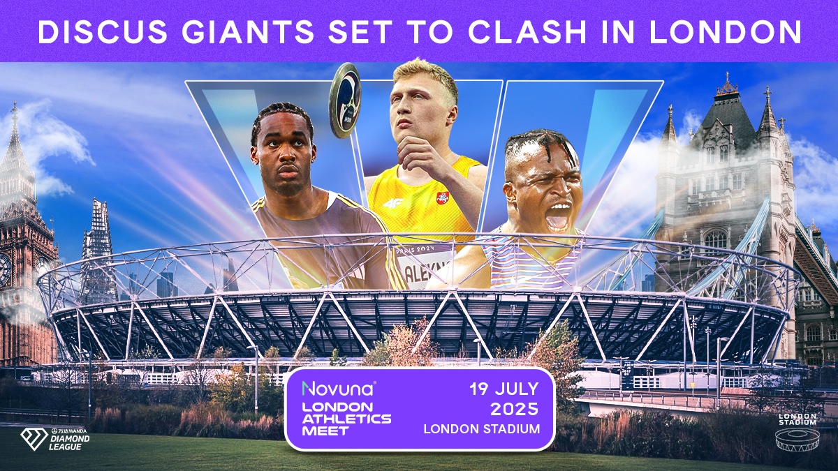 DISCUS GIANTS TO CLASH IN LONDON - London